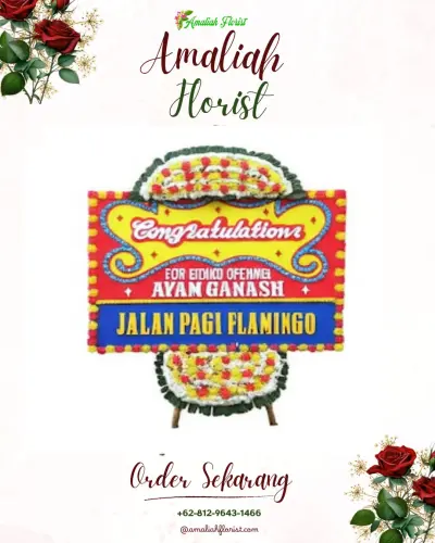 Bunga Papan Congratulation di Genuk
